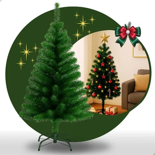 Árvore de Natal BM-N015 de frente, inteira, com base